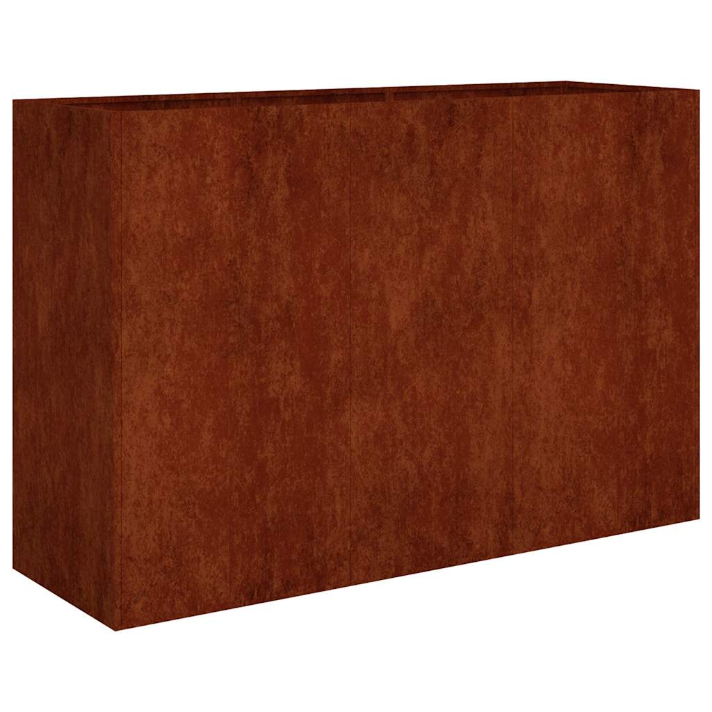 VidaXL plantekasse hævet 120x40x80 cm cortenstål
