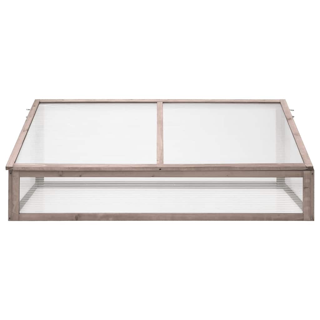 Vidaxx drivhus 110x56x39 cm gråt fyrretræ