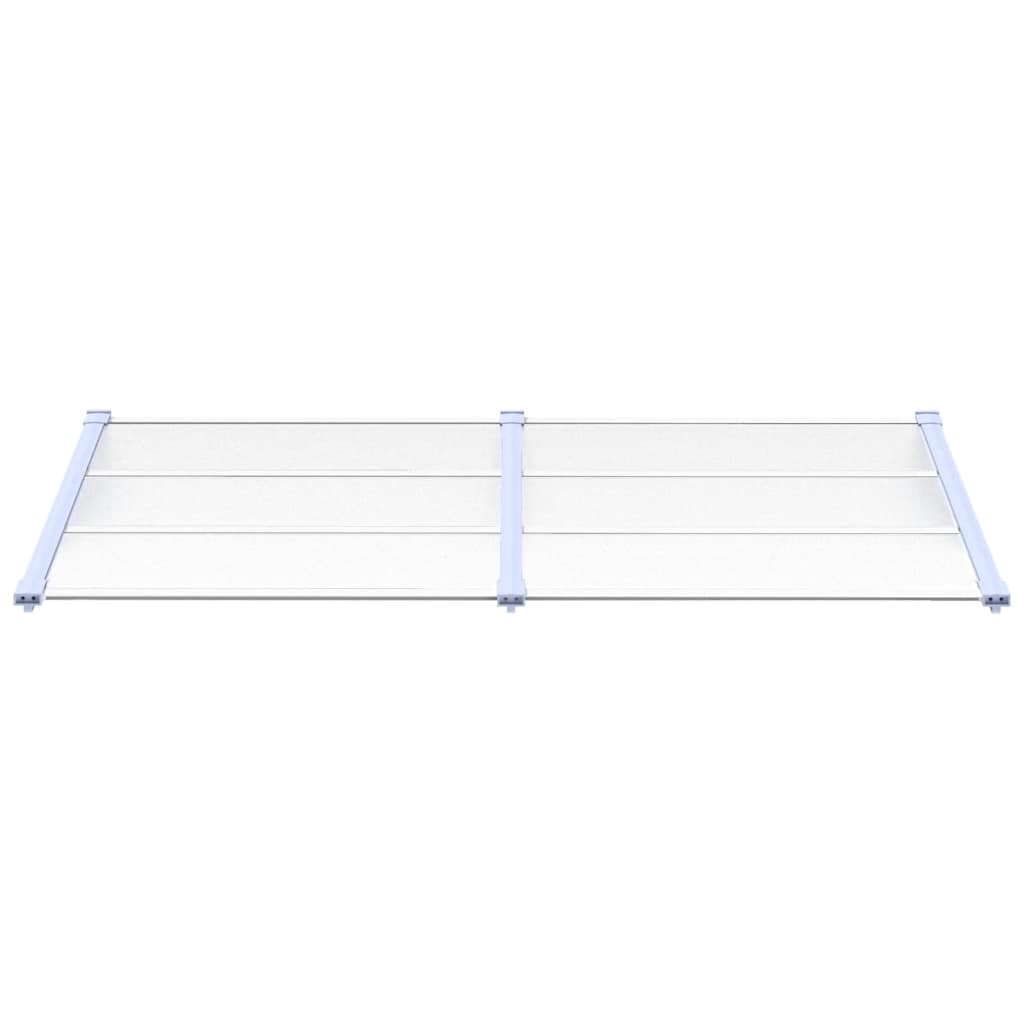 Vidaxx Door Canopy 199x90 cm polycarbonatgrå og gennemsigtig
