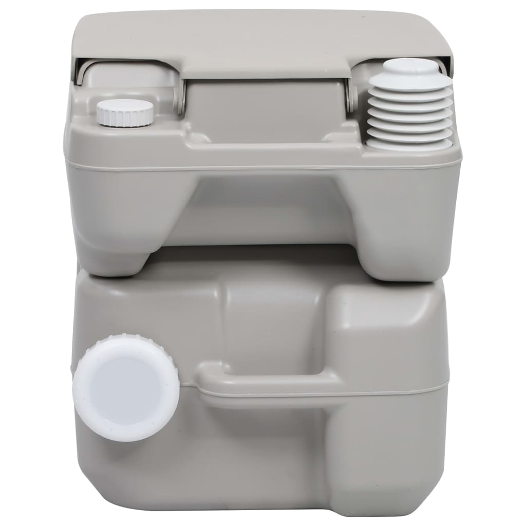 Vidaxl camping toilet og vandtank sæt bærbart