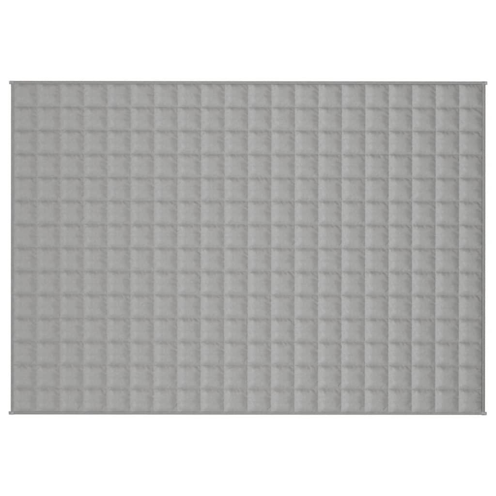 Vidaxx vægtet tæppe 137x200 cm 6 kg stof grå