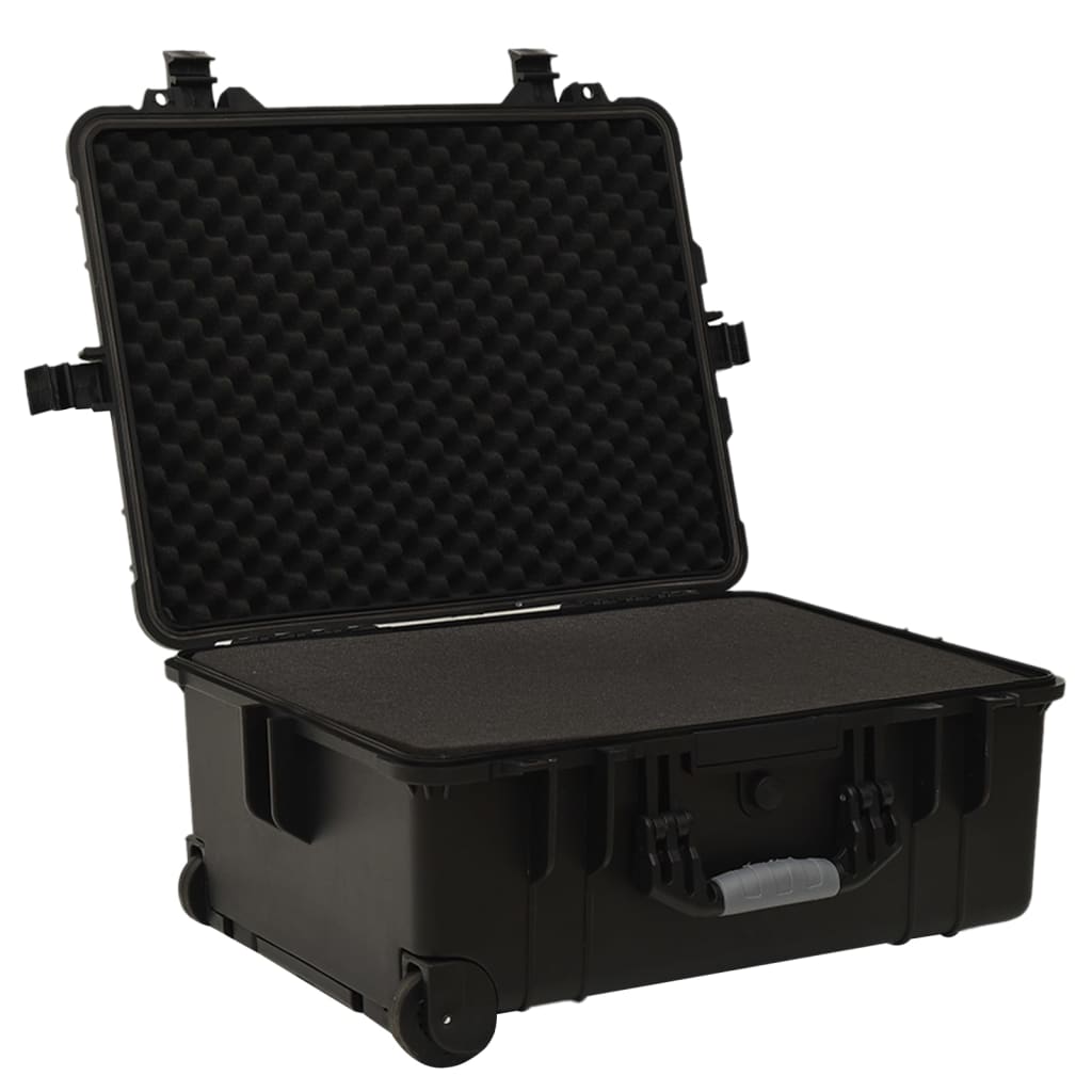 Vidaxl Flight Case på hjul 58x45x27 cm pp sort