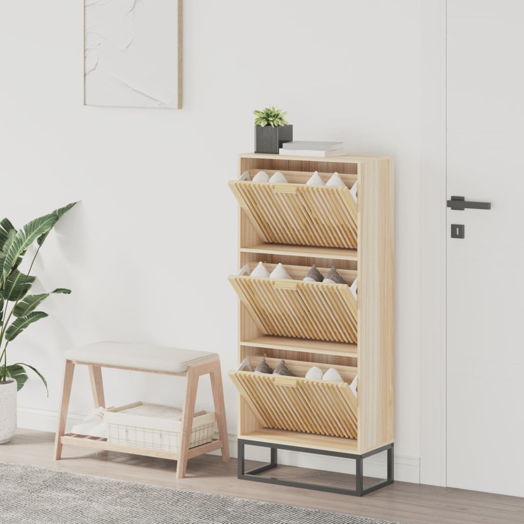 Vidaxx skoskab 52x25x120 cm udformet træ