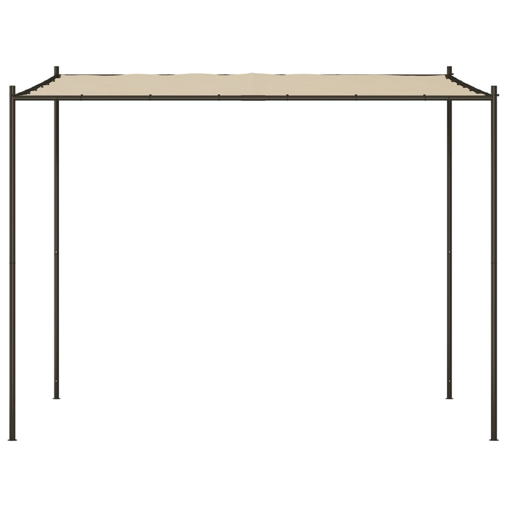 Vidaxx Gazebo 3x3 m 180 g m² stof og stål beige
