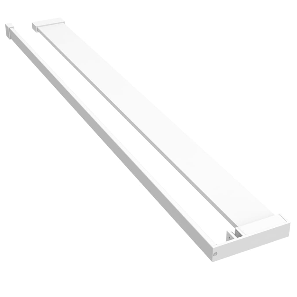 Vidaxl Walkschop til gåtur -i brusevæg 90 cm aluminium hvid