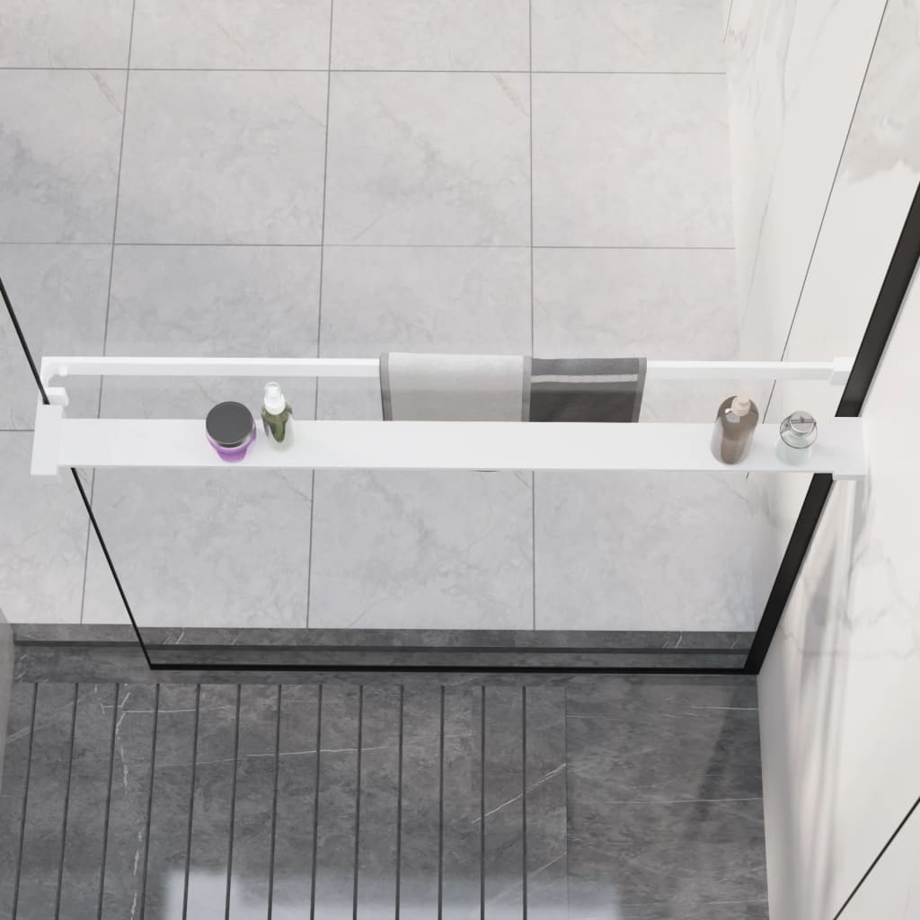 Vidaxl Walkschop til gåtur -i brusevæg 90 cm aluminium hvid