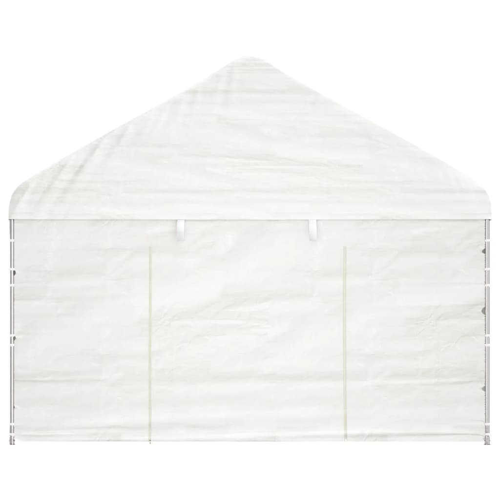Vidaxx Gazebo med tag 4.08x2.23x3.22 m polyethylenhvide