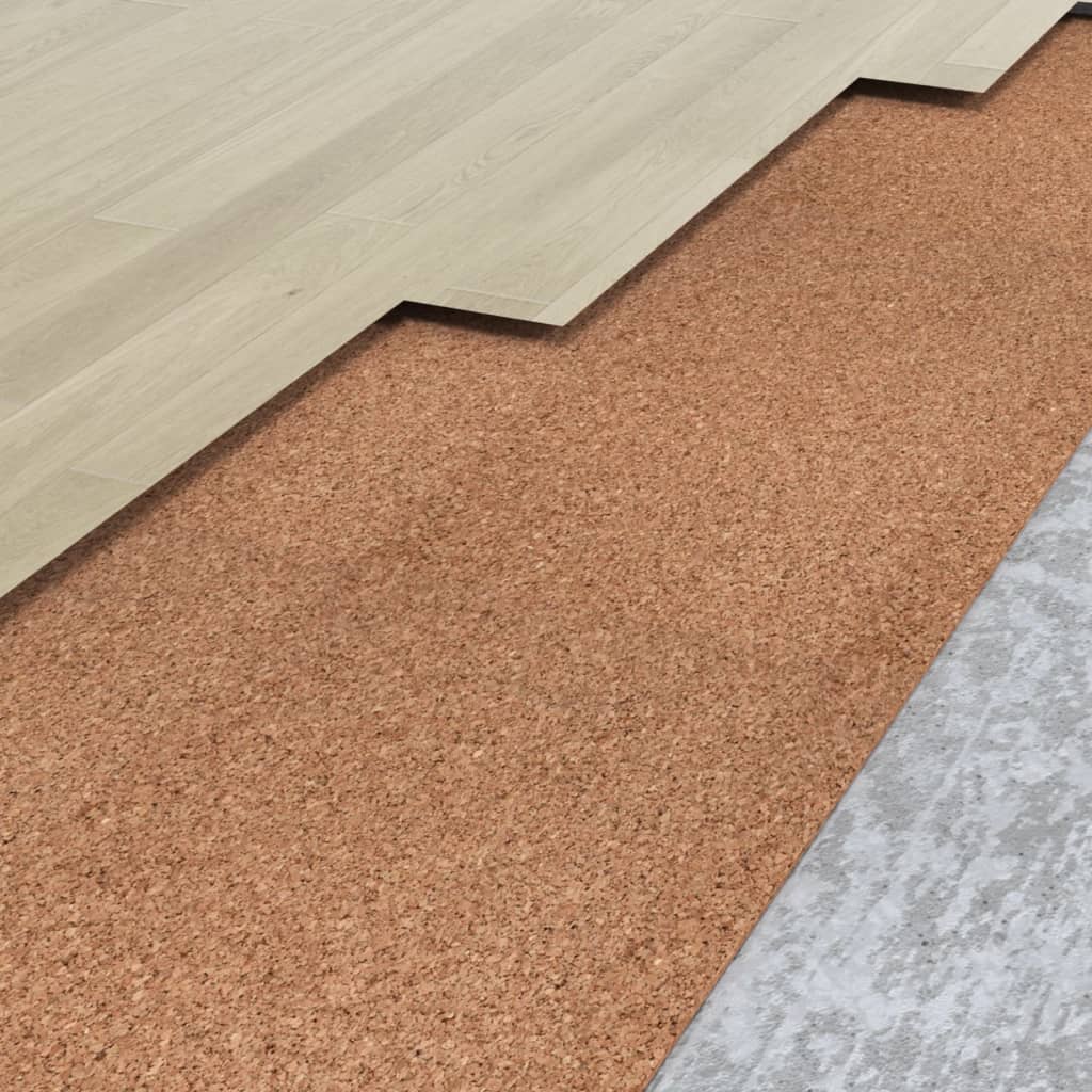 Vidaxl Cork rulle 100x500 cm 5 mm
