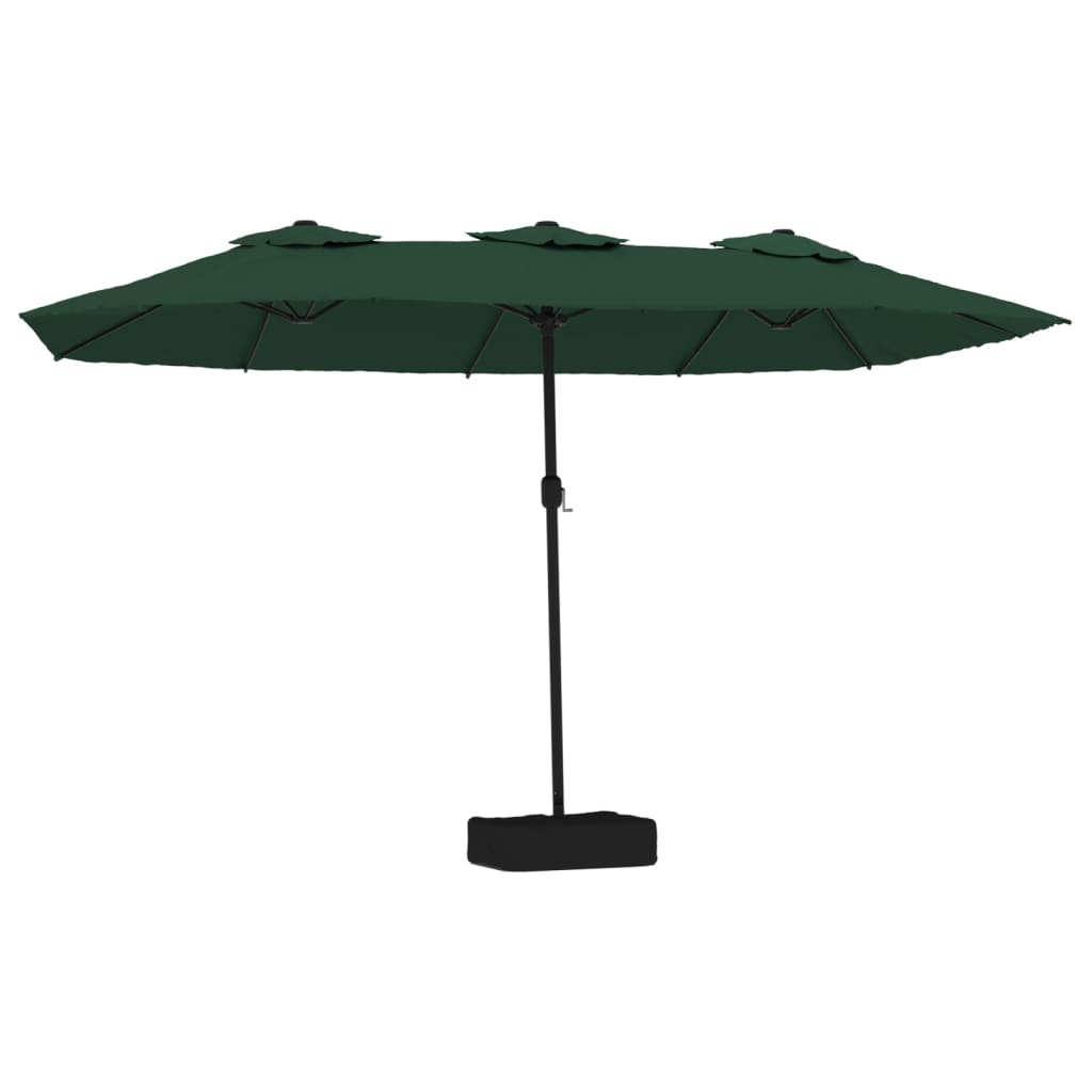 Vidaxl Parasol Double 449x245 cm grøn