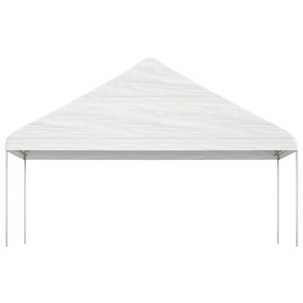 Vidaxl Gazebo med tag 6,69x5,88x3,75 m polyethylenhvide