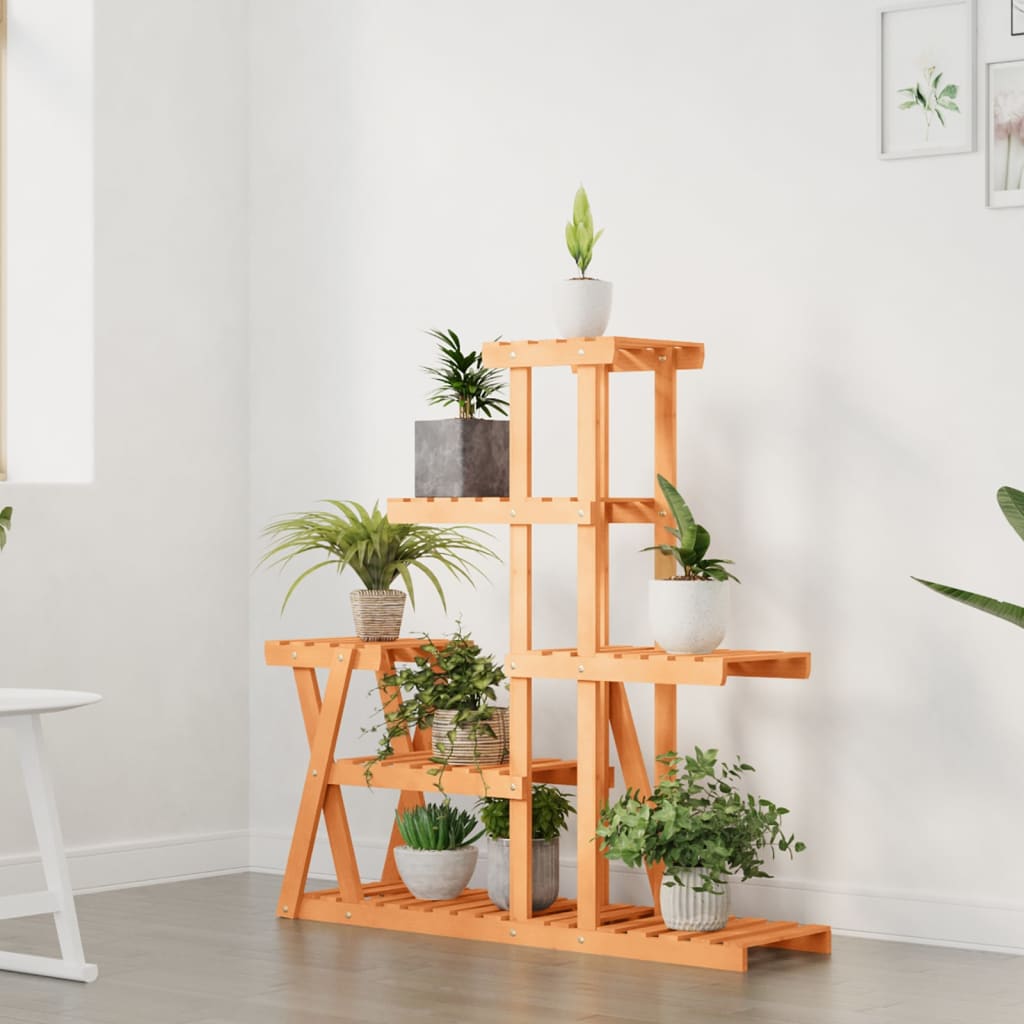 Vidaxx Plant Stand 95x25x96 cm fast fyrretræ