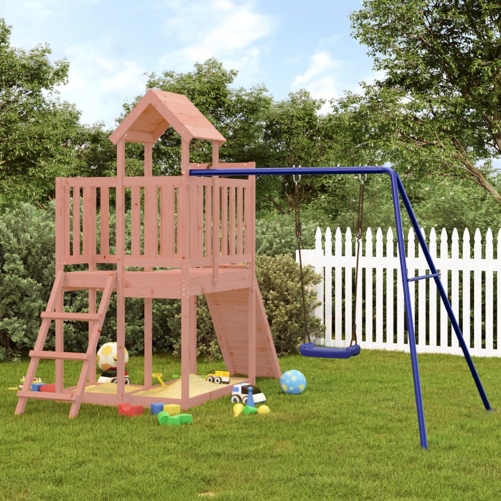 Vidaxl Playhouse Solid Douglas Wood