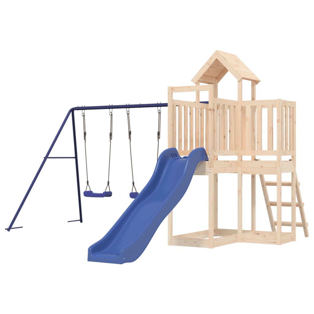 Vidaxl Playhouse Solid Pine Wood
