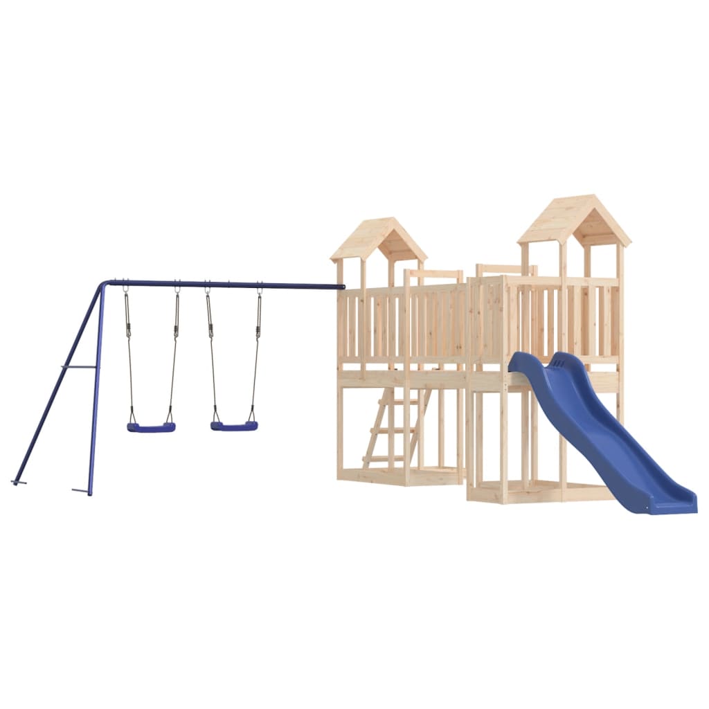Vidaxl Playhouse Solid Pine Wood