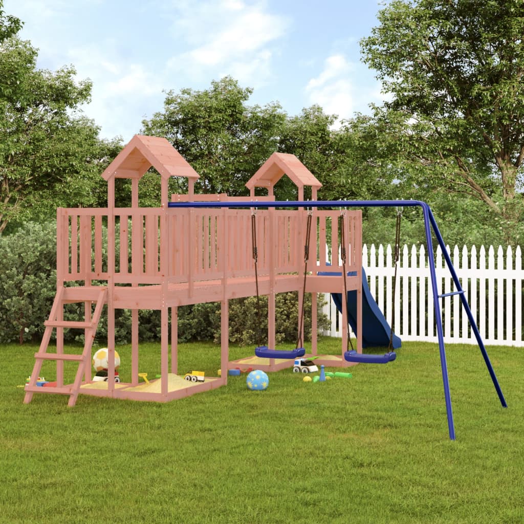 Vidaxl Playhouse Solid Douglas Wood