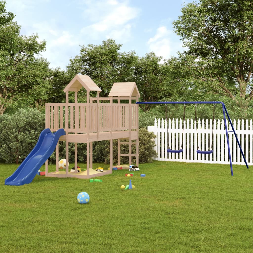 Vidaxl Playhouse Solid Pine Wood