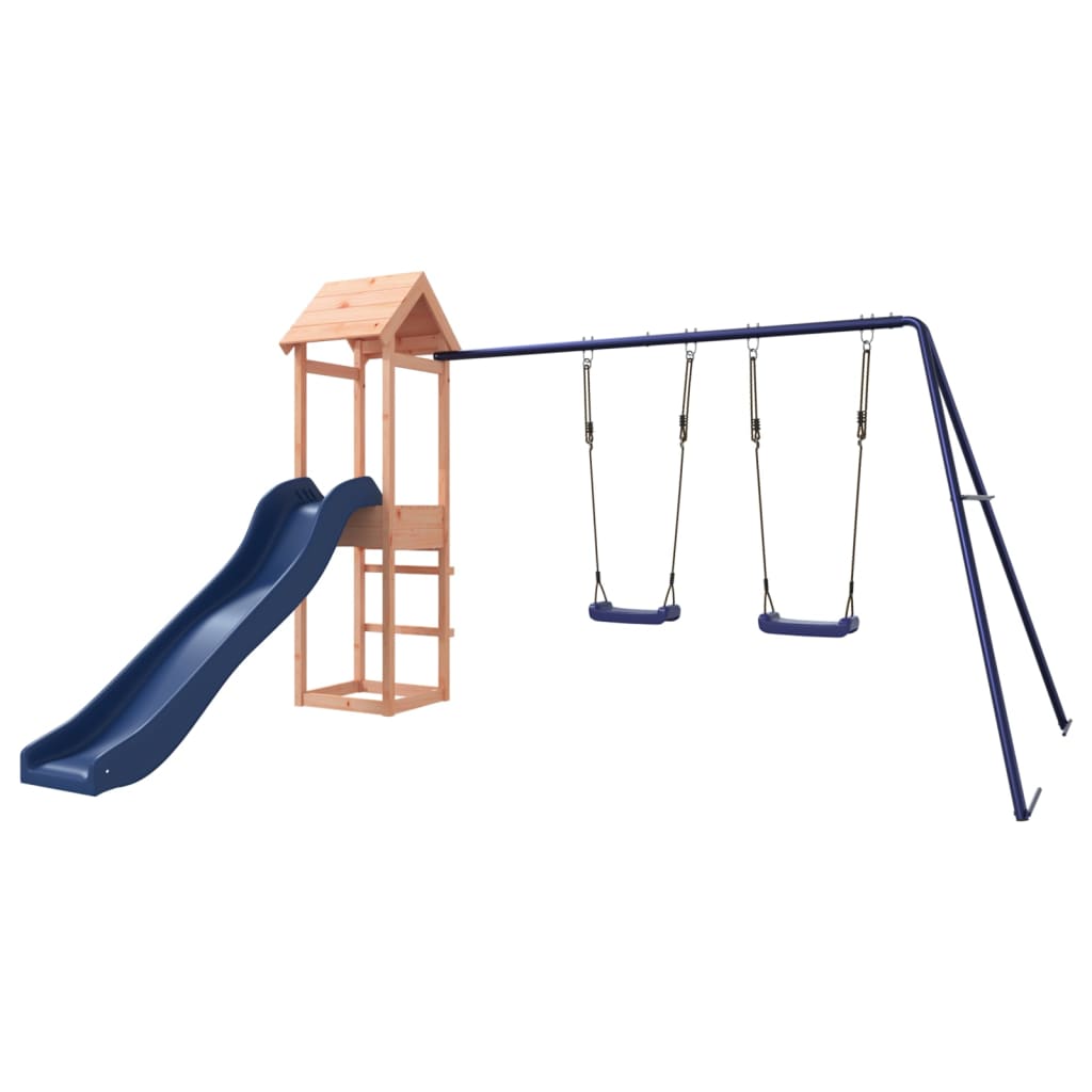 Vidaxl Playhouse Solid Douglas Wood