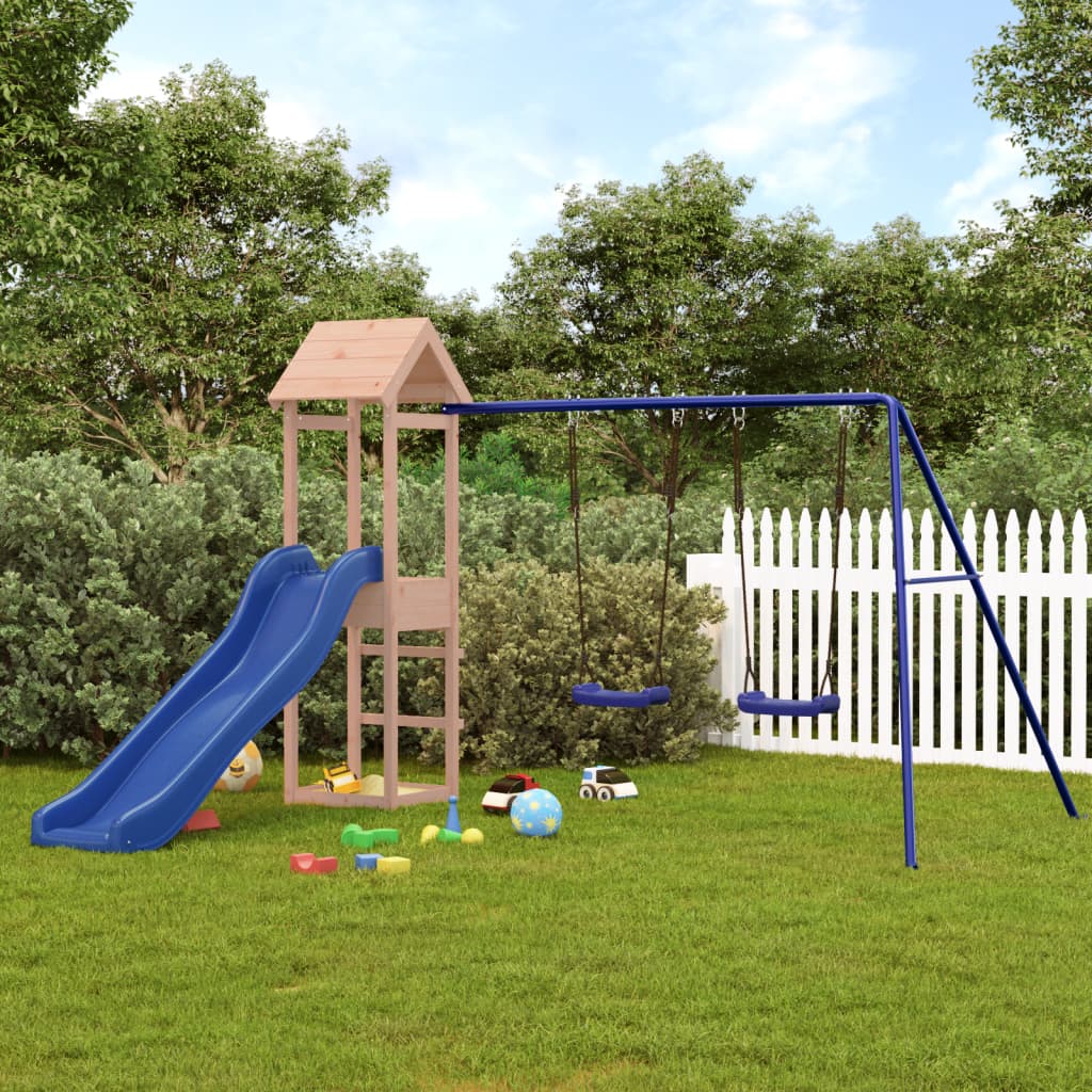 Vidaxl Playhouse Solid Douglas Wood
