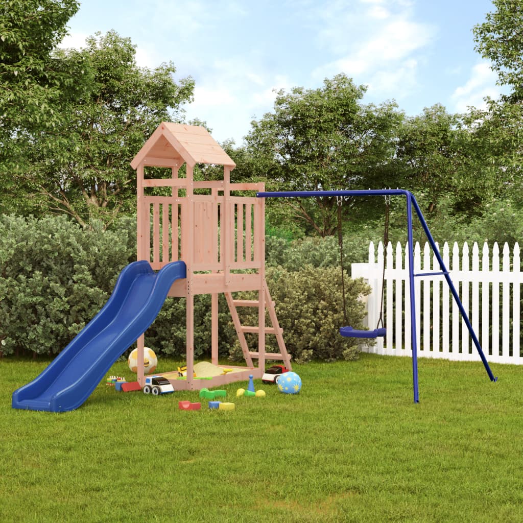 Vidaxl Playhouse Solid Douglas Wood