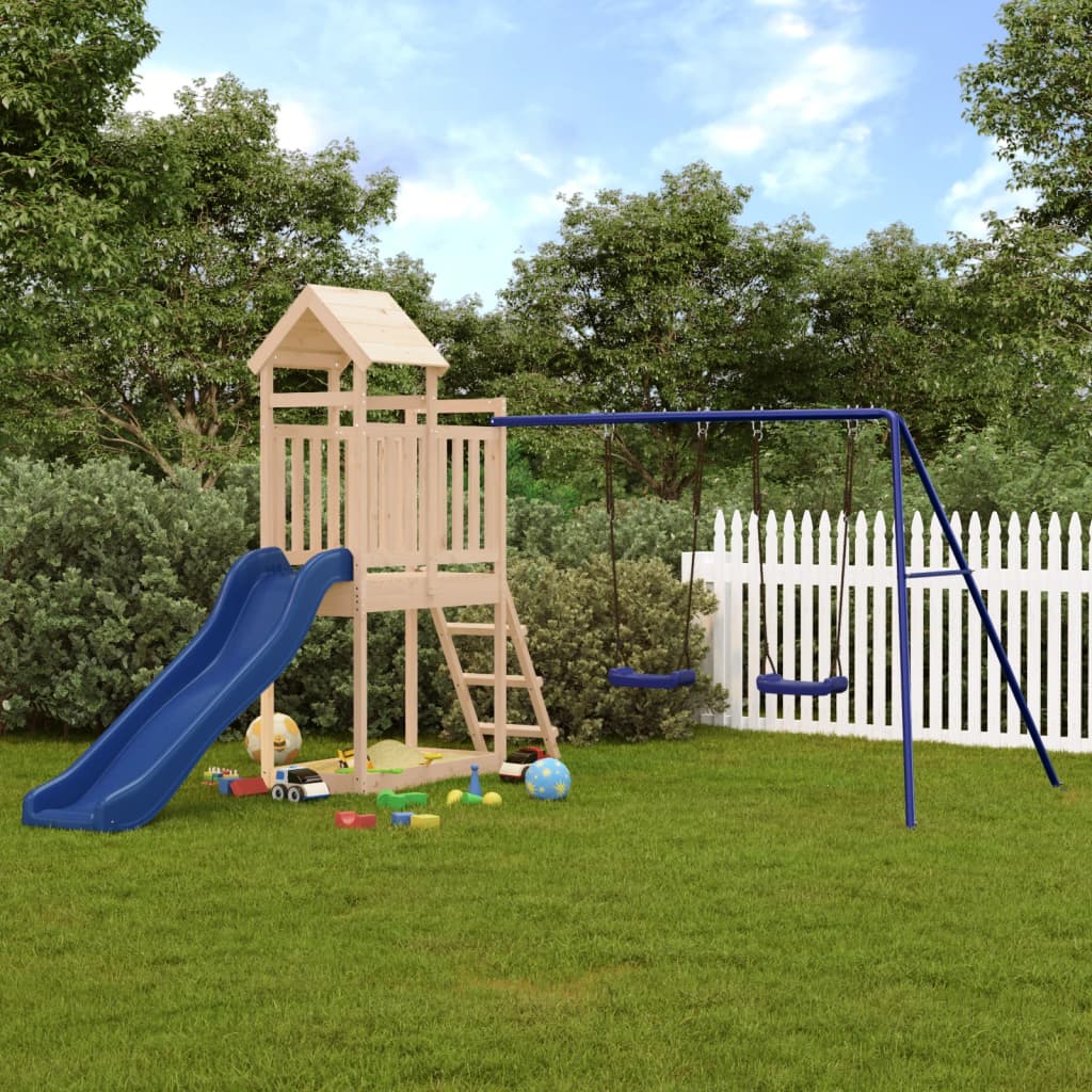 Vidaxl Playhouse Solid Pine Wood