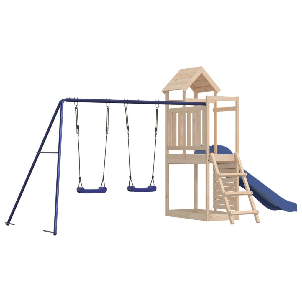 Vidaxl Playhouse Solid Pine Wood
