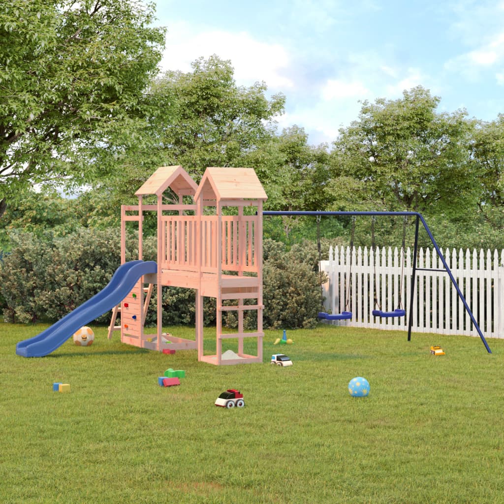 Vidaxl Playhouse Solid Douglas Wood
