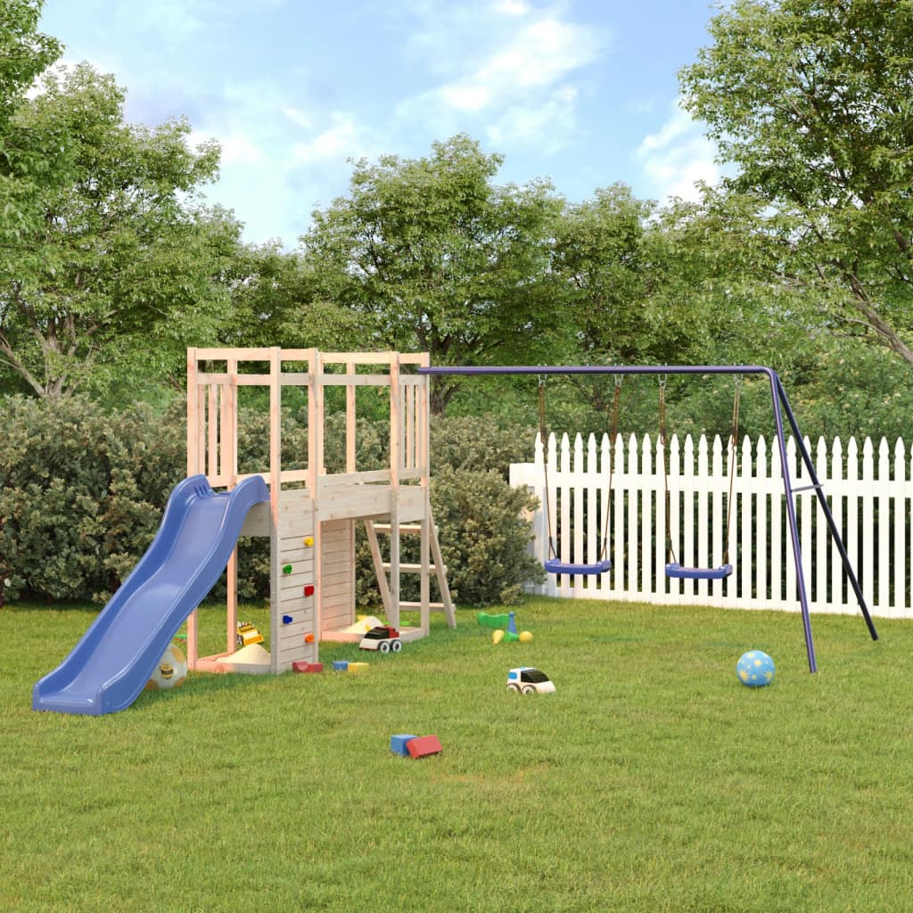 Vidaxl Playhouse Solid Pine Wood