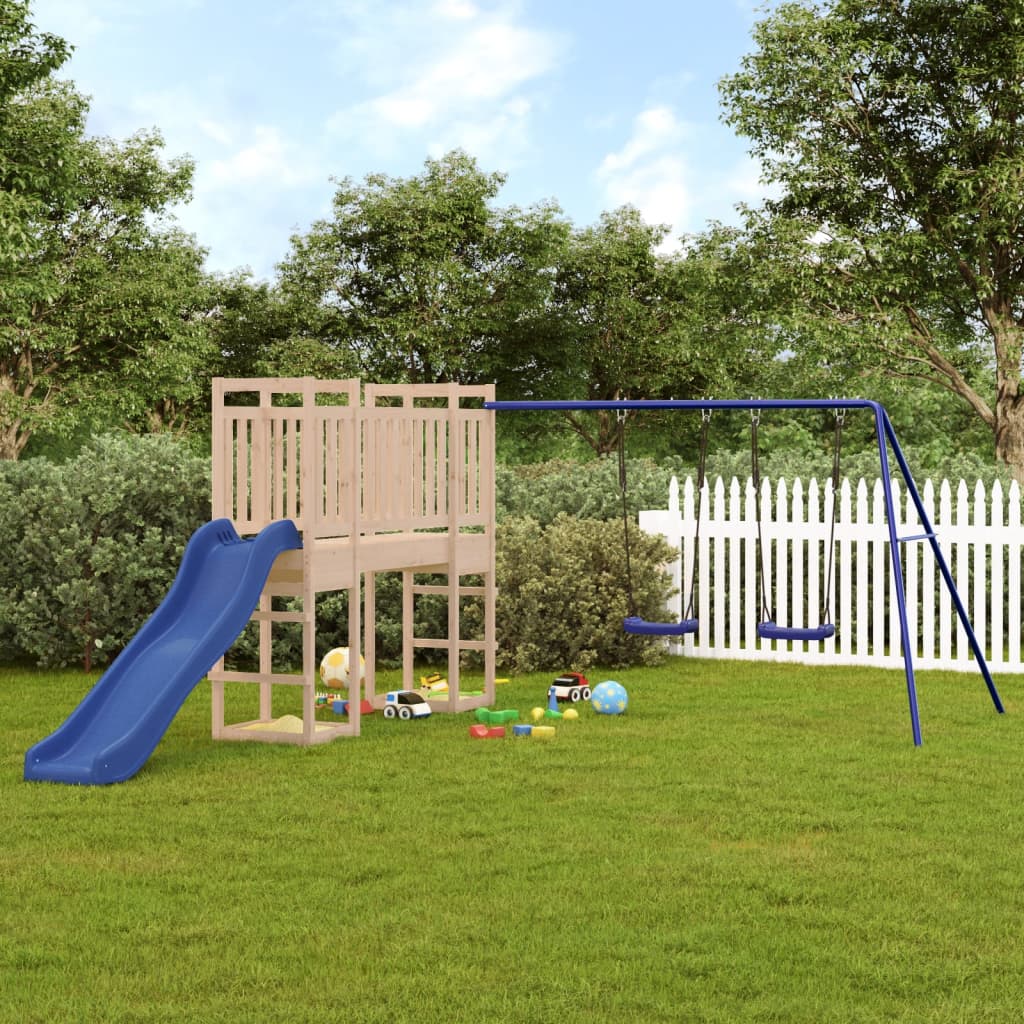 Vidaxl Playhouse Solid Pine Wood