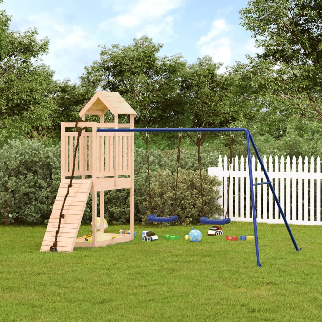 Vidaxl Playhouse Solid Pine Wood