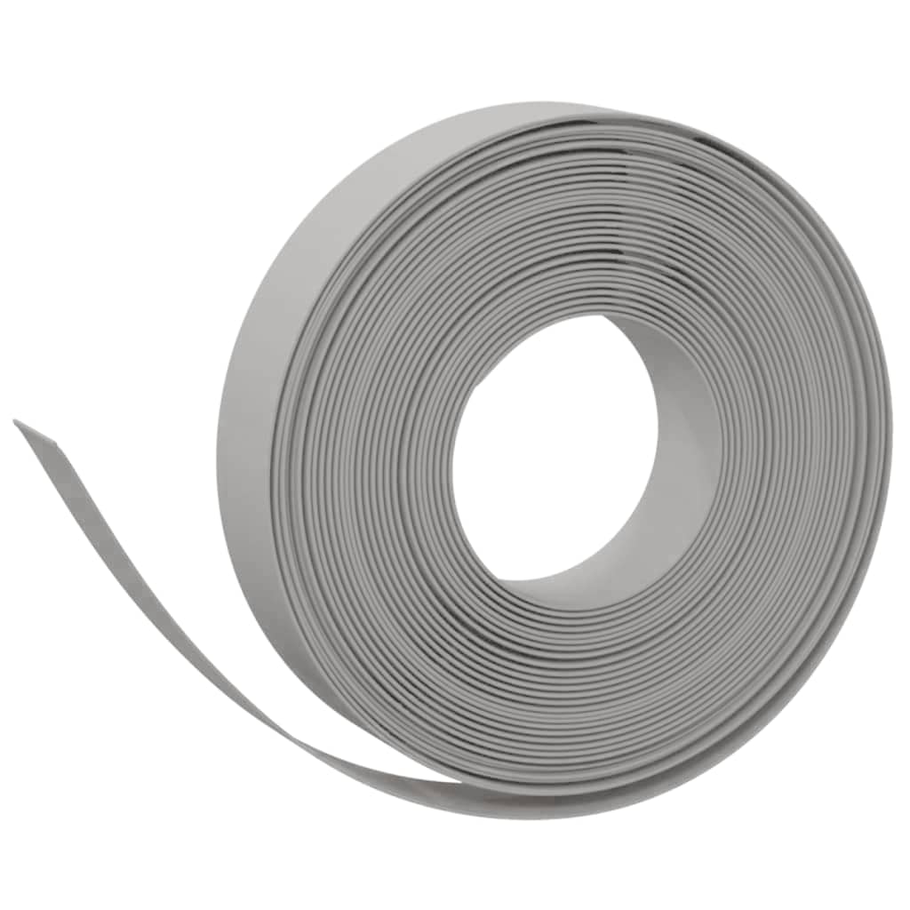 Vidaxl havekanter 3 stk 10 m 10 cm polyethylen grå