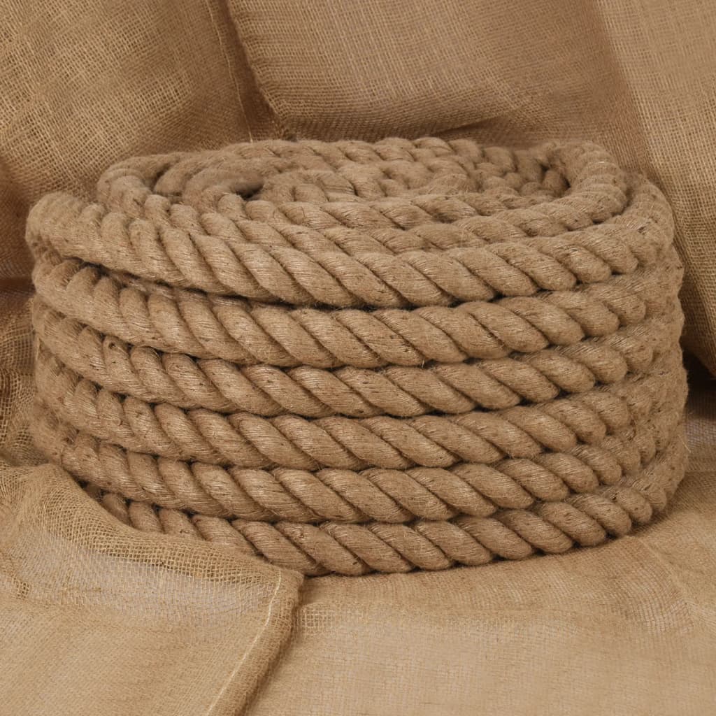 Vidaxxl reb 5 m lang 36 mm tyk jute