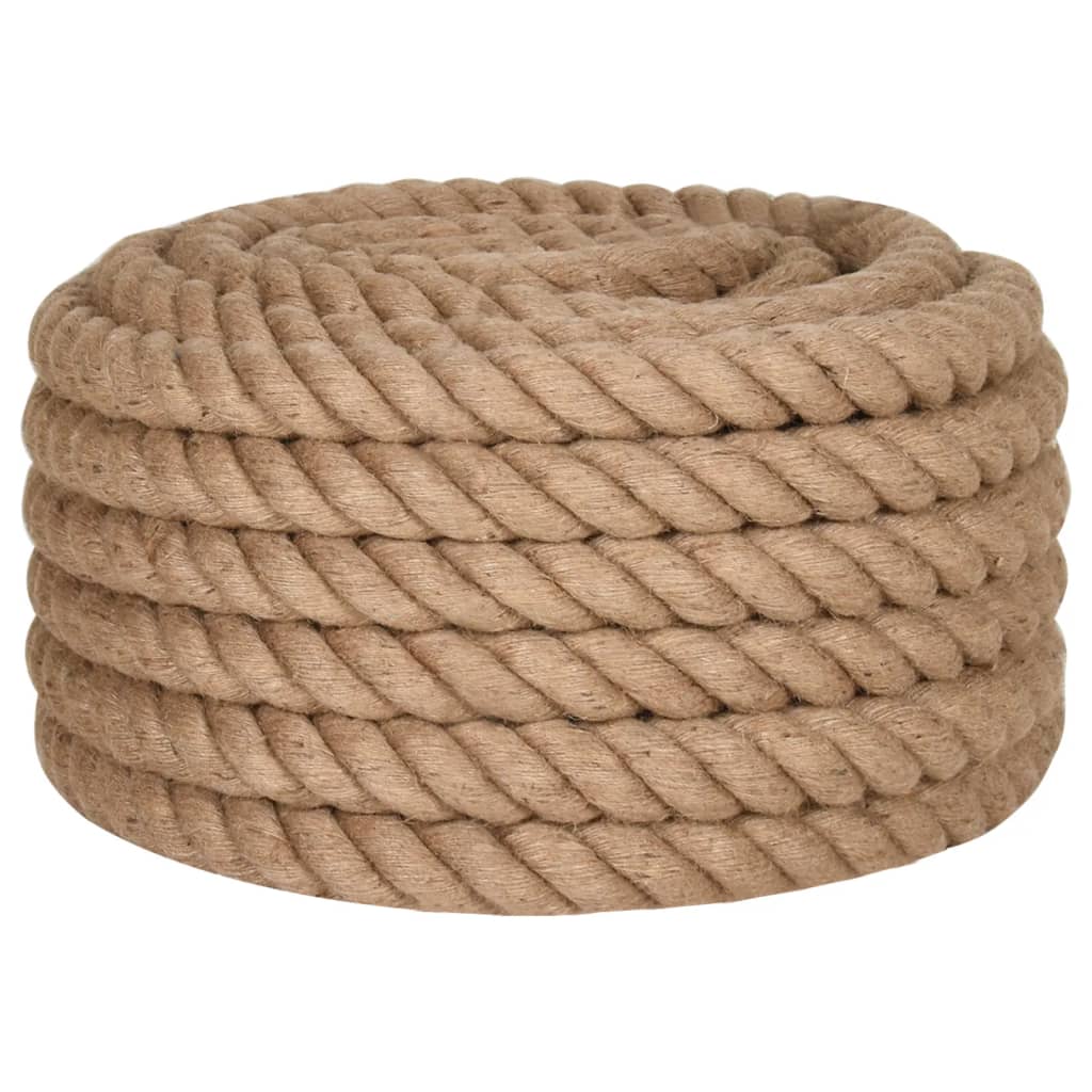 Vidaxxl reb 25 m lang 36 mm tyk jute