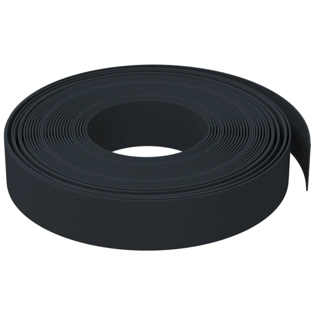 Vidaxl Garden Boundary 10 m 10 cm polyethylen sort