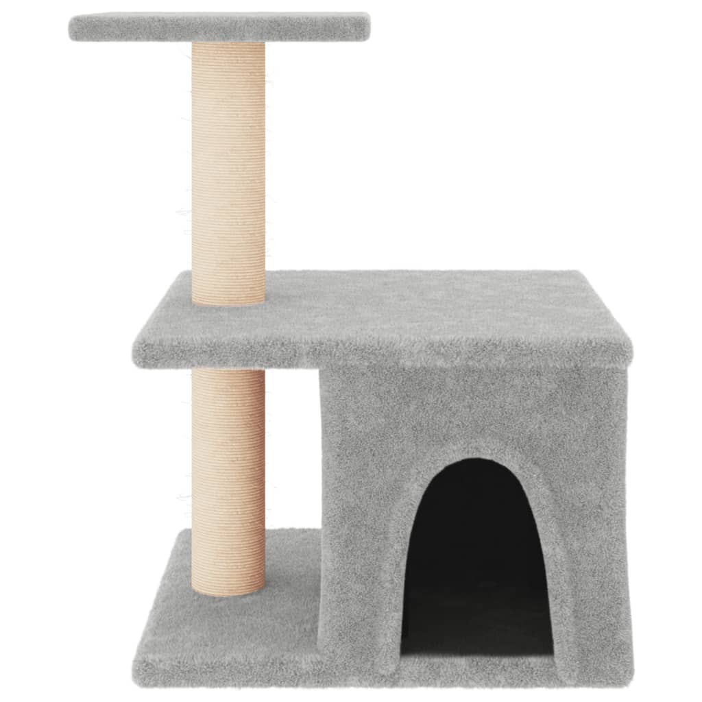 Vidaxl kattemøbler med sisal skraber stillinger 48 cm lysegrå