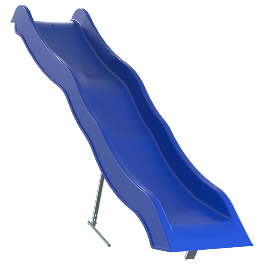 Vidaxl glijbaan 210x40 cm polypropeen blauw