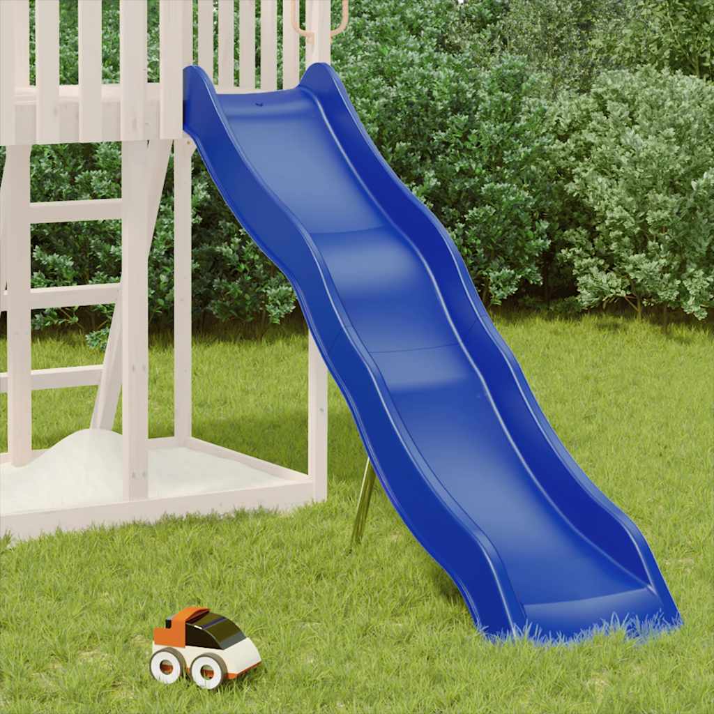 Vidaxl glijbaan 210x40 cm polypropeen blauw