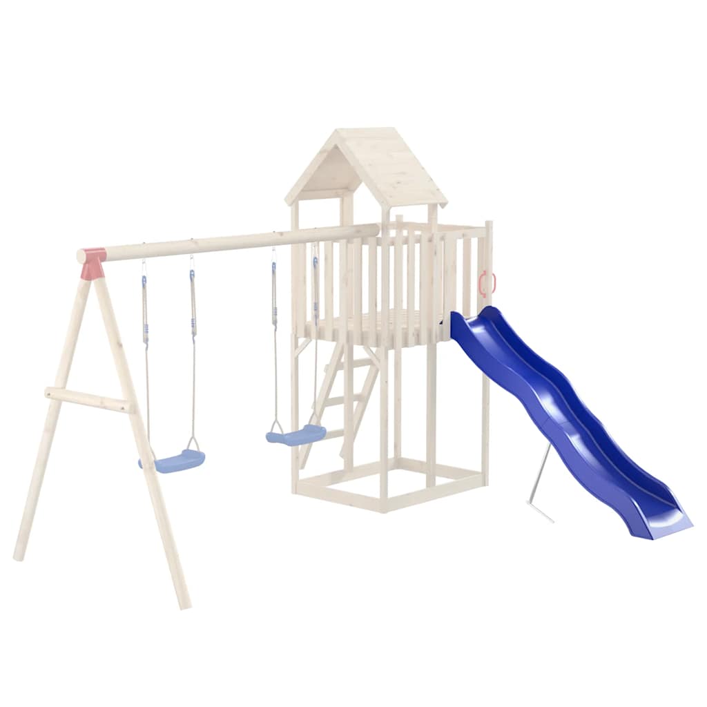Vidaxl glijbaan 210x40 cm polypropeen blauw
