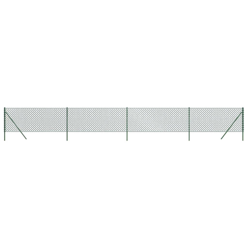 Vidaxl mesh hegn 1x10 m grøn