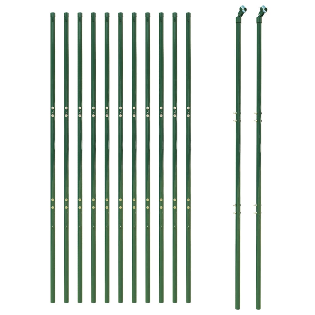 Vidaxl mesh hegn 1,6x25 m grøn