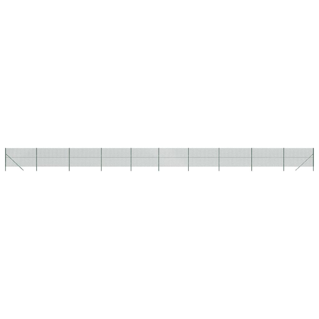 Vidaxl mesh hegn 2,2x25 m grøn