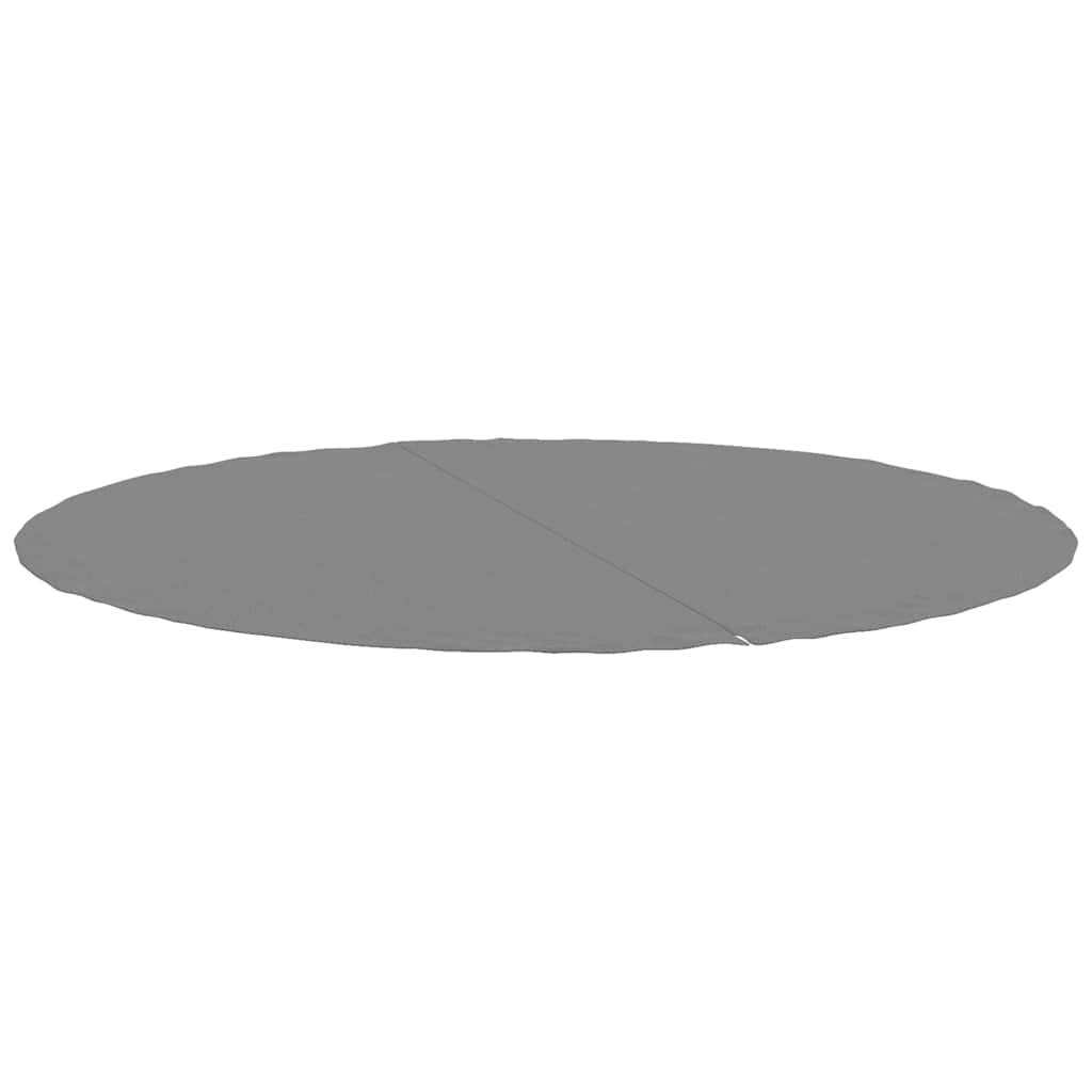 Vidaxl zwembadgrondzeil ø244 cm polyester geotextiel lichtgrijs