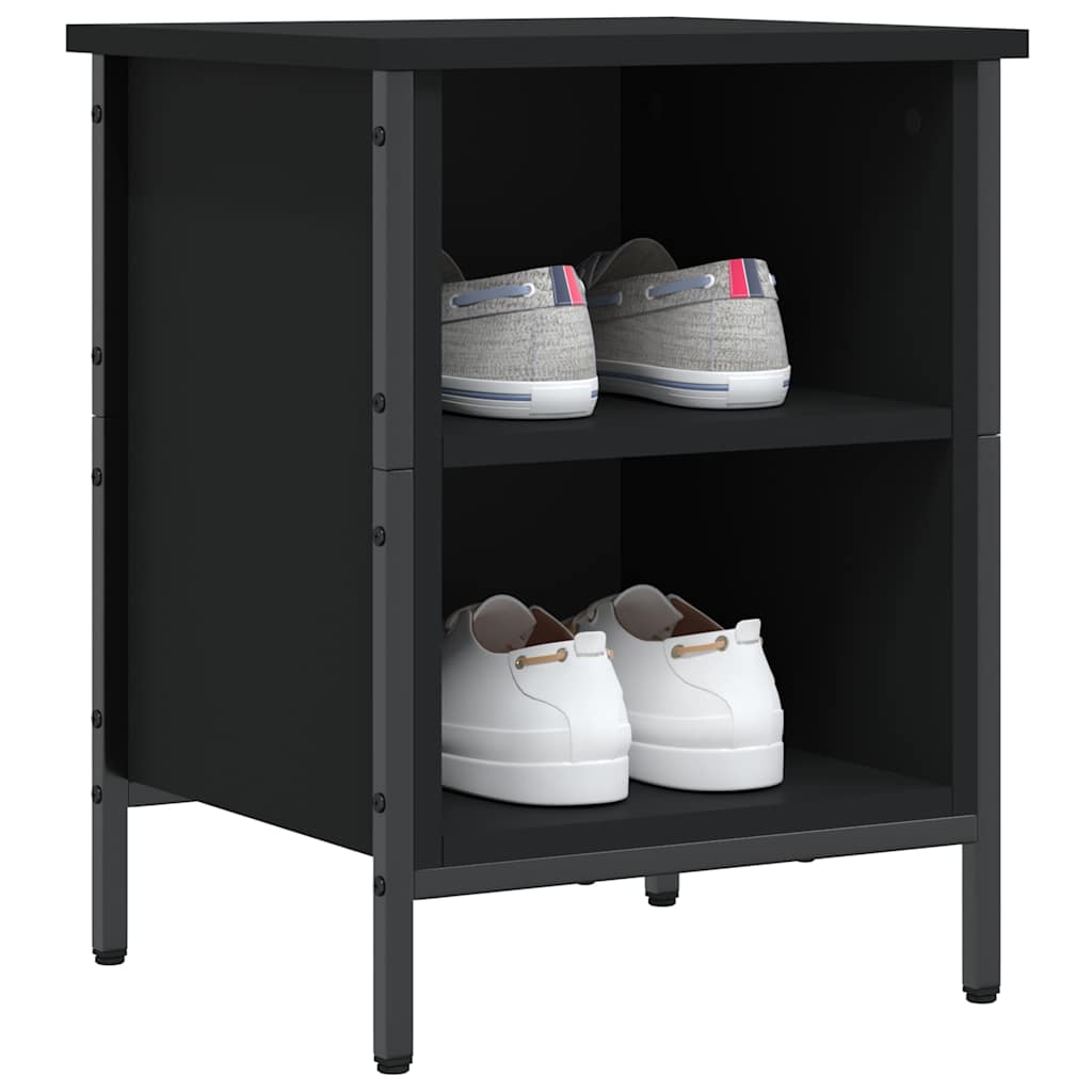 Vidaxl Shoe Cabinet 38x35x50 cm Property Wood Black