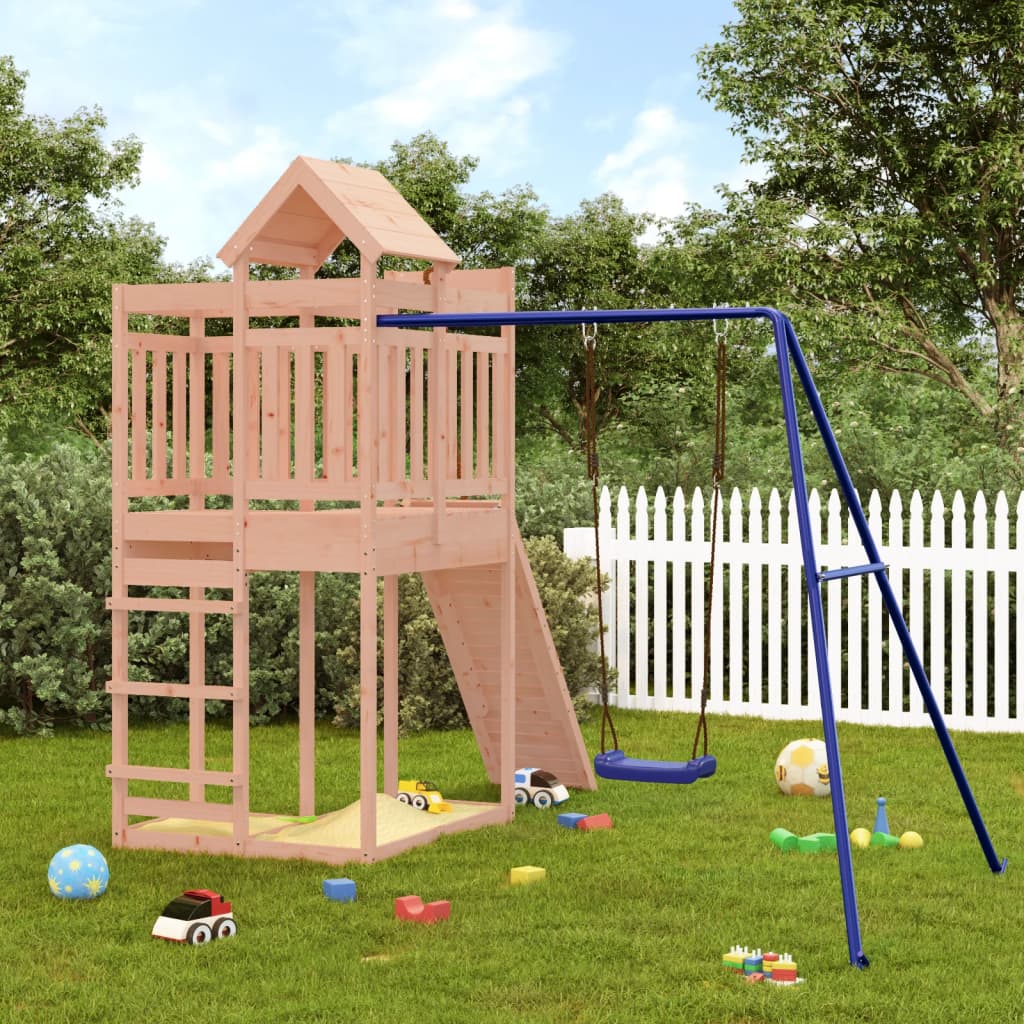 Vidaxl Playhouse Solid Douglas Wood