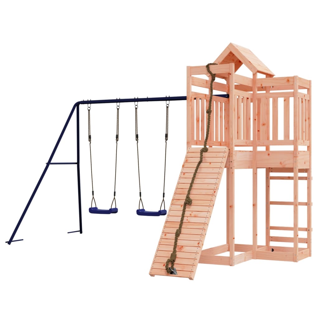 Vidaxl Playhouse Solid Douglas Wood