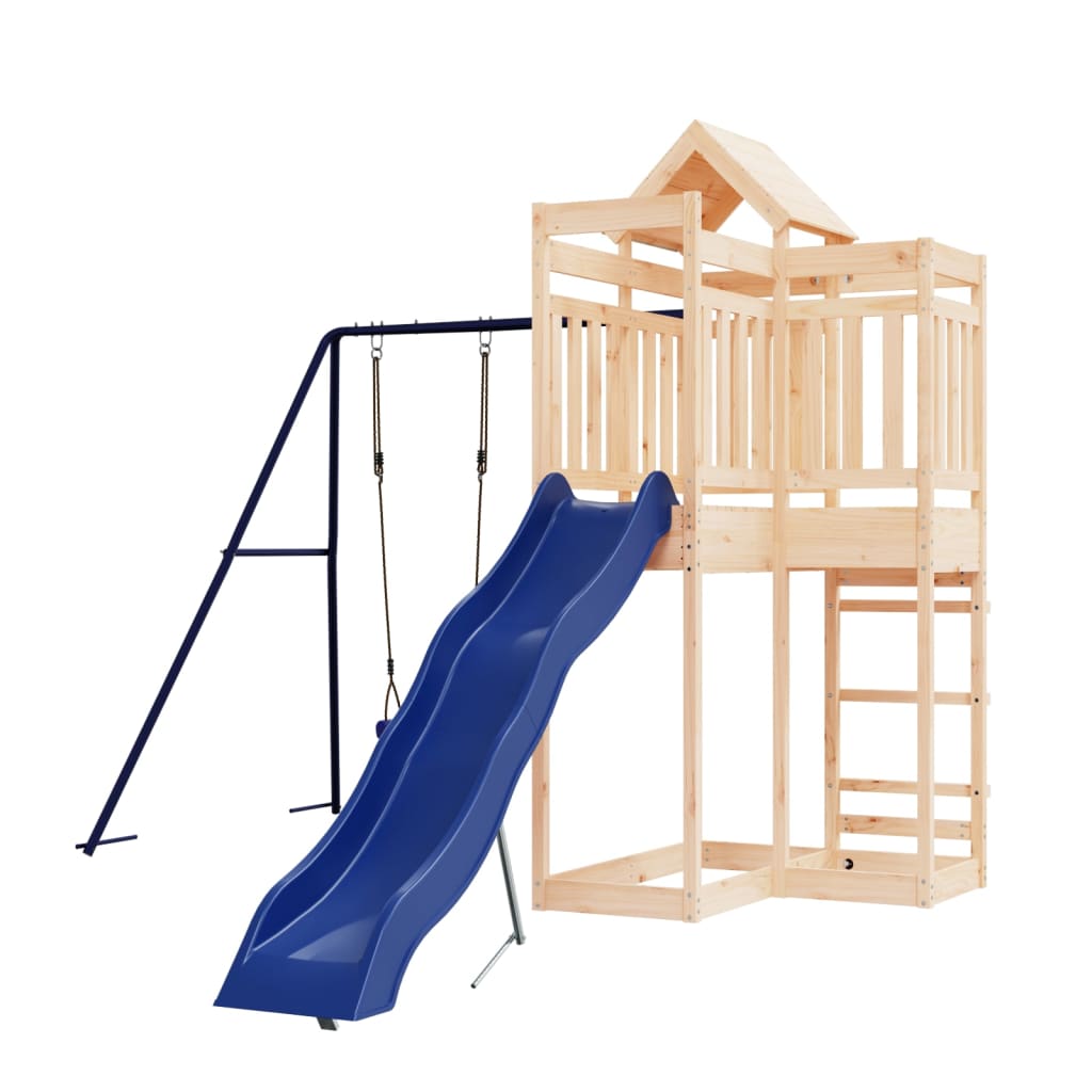 Vidaxl Playhouse Solid Pine Wood