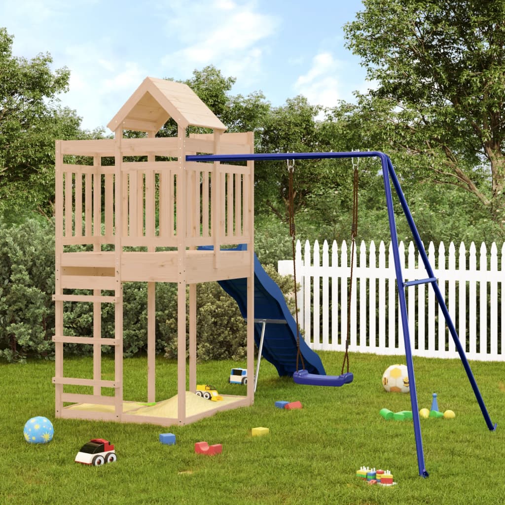 Vidaxl Playhouse Solid Pine Wood