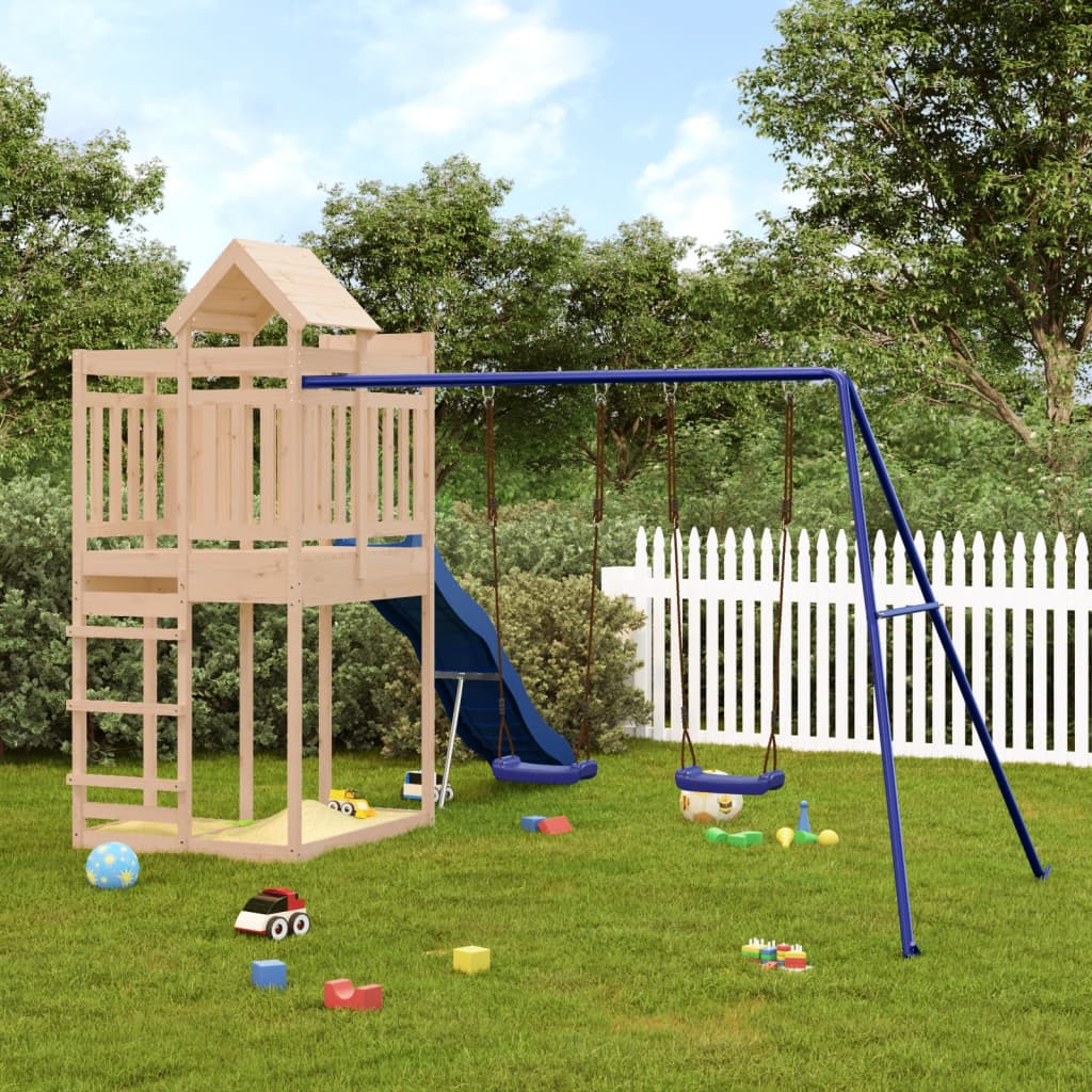 Vidaxl Playhouse Solid Pine Wood
