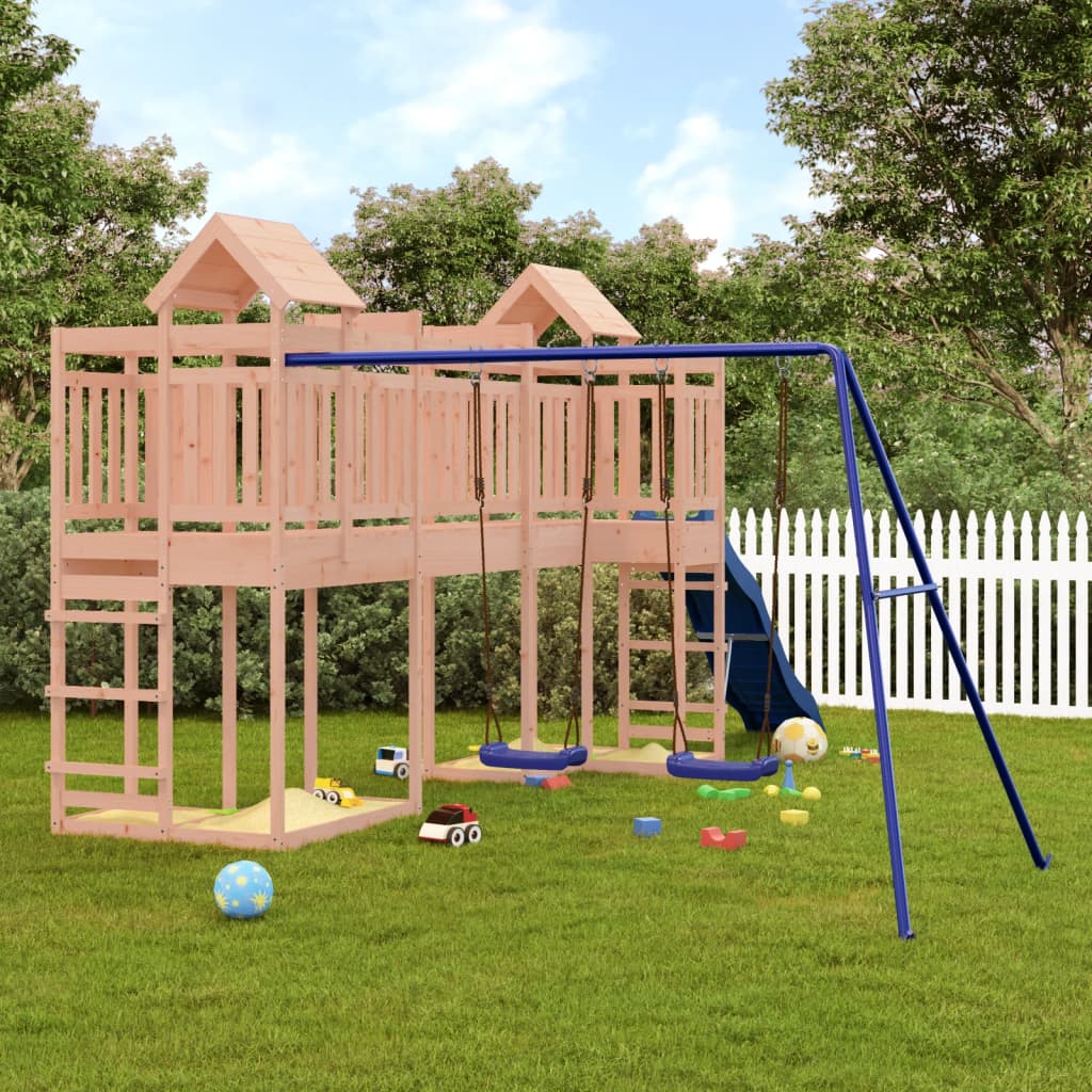 Vidaxl Playhouse Solid Douglas Wood