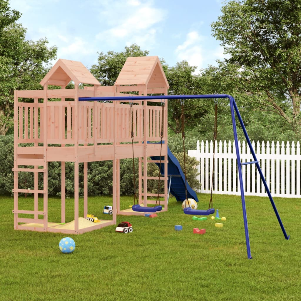 Vidaxl Playhouse Solid Douglas Wood