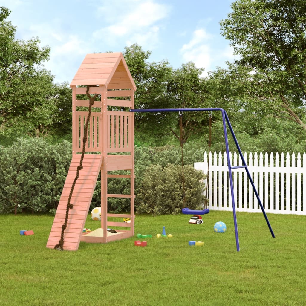 Vidaxl Playhouse Solid Douglas Wood